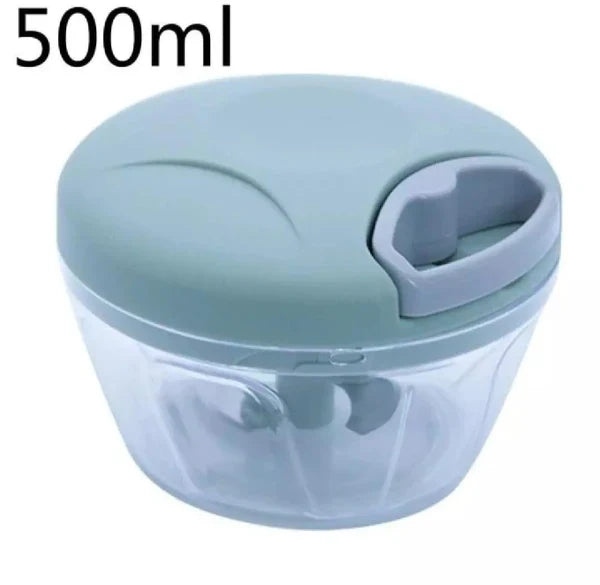 500ml Manual Pull Chopper | Food & Vegetable Cutter with Sharp Blades