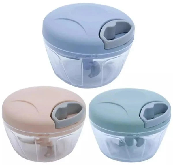 500ml Manual Pull Chopper | Food & Vegetable Cutter with Sharp Blades