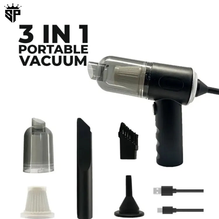 USB Rechargeable Mini Handheld Vacuum Cleaner | Portable Car & Home Dust Cleaner