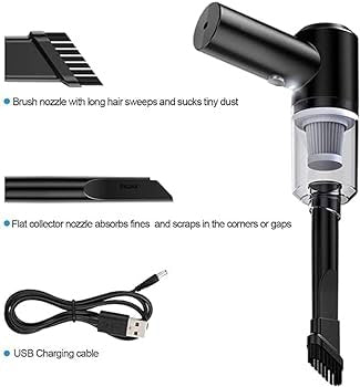 USB Rechargeable Mini Handheld Vacuum Cleaner | Portable Car & Home Dust Cleaner