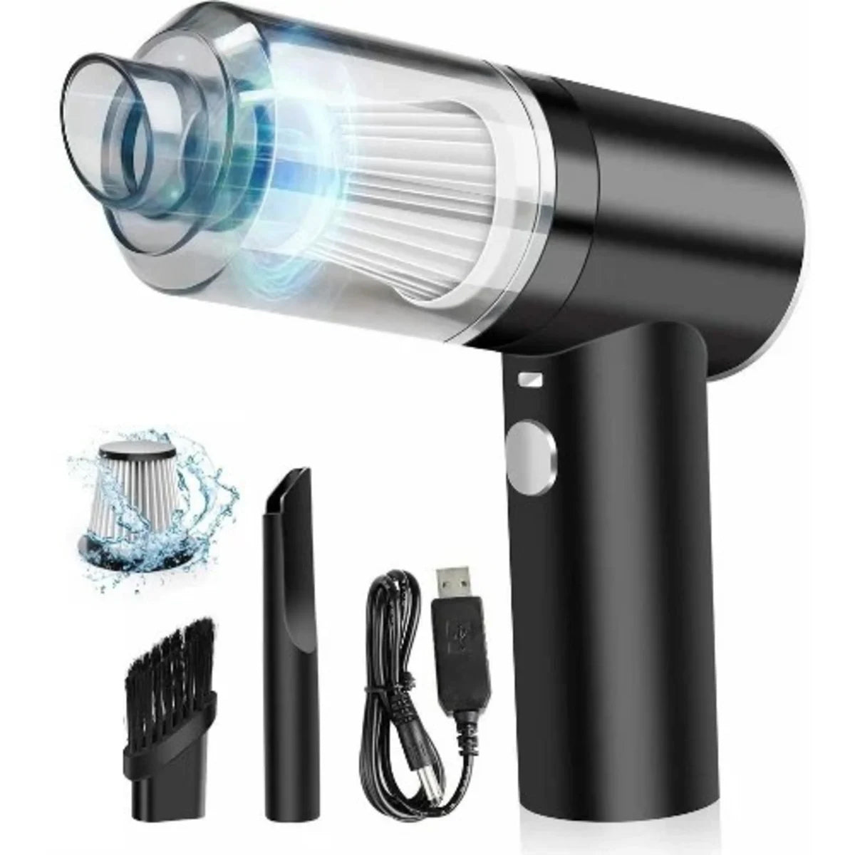 USB Rechargeable Mini Handheld Vacuum Cleaner | Portable Car & Home Dust Cleaner