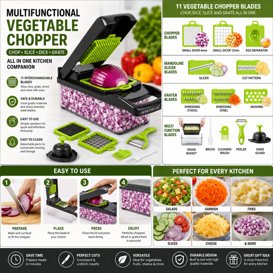 16-in-1 Multifunctional Vegetable Chopper