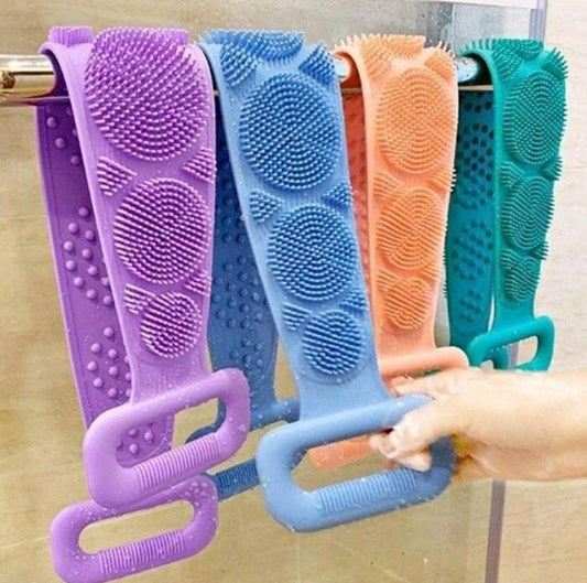 Silicone Body Scrubber & Cleaning Gloves – 2-in-1 Deep Cleaning Set